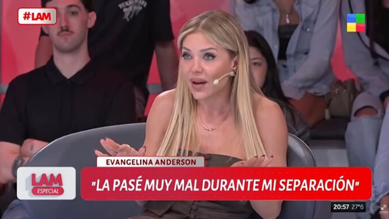Evangelina Anderson contó detalles sobre su relación con Ian Lucas y lanzó una dura frase: "No me..."