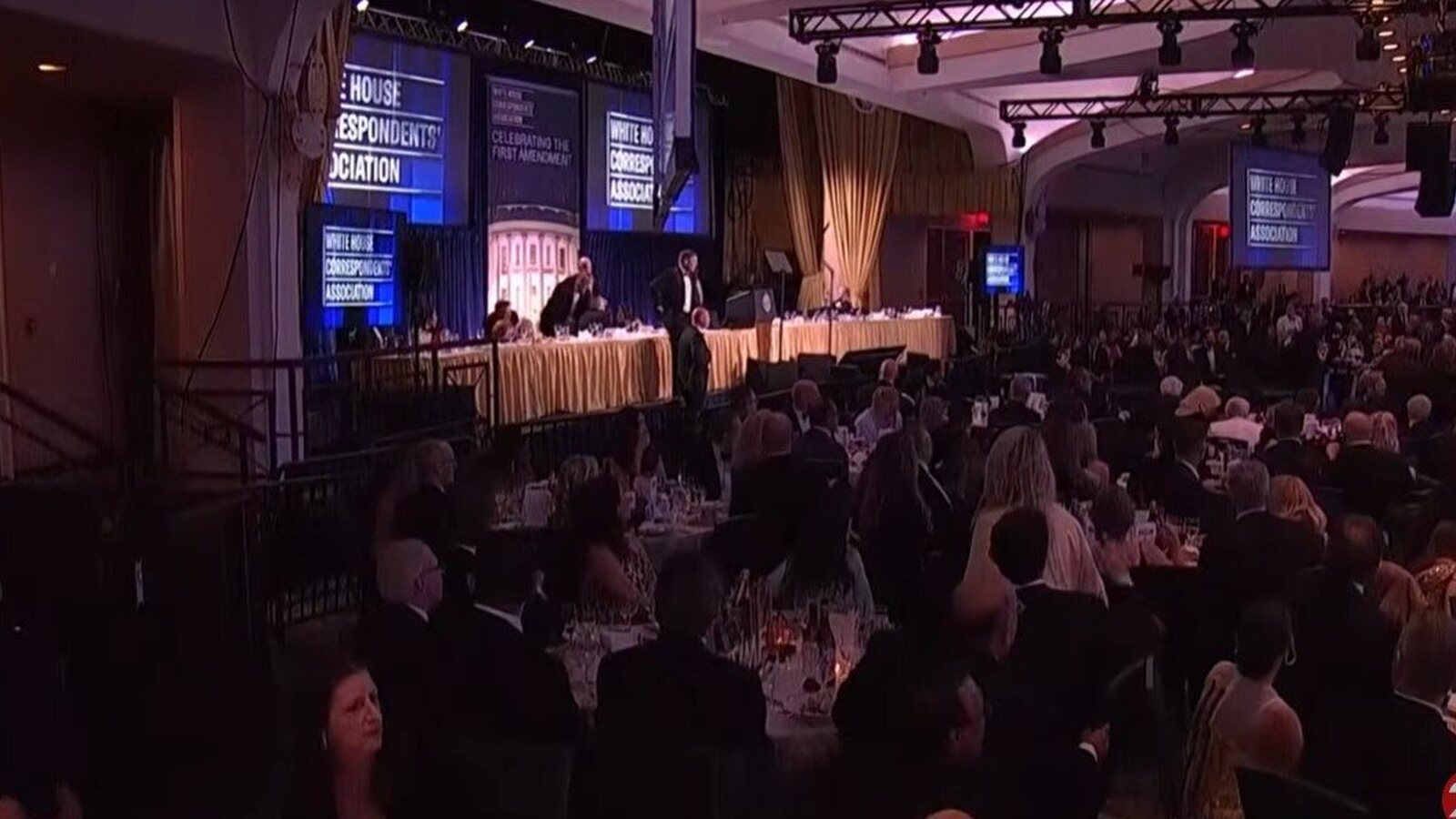 El tiroteo que interrumpió la cena de Donald Trump