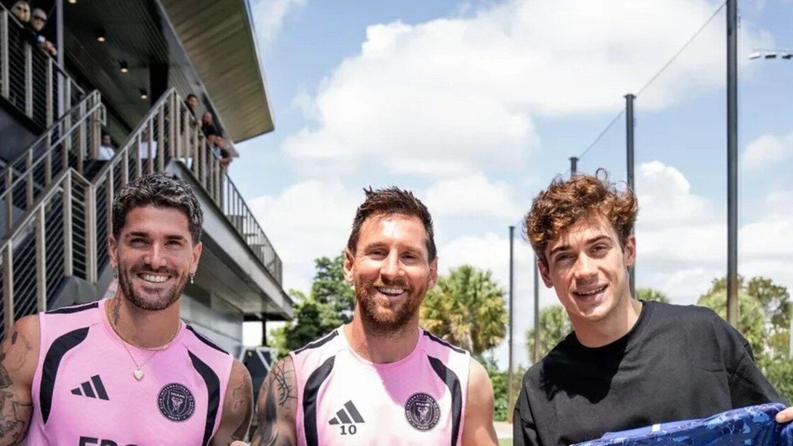 Franco Colapinto y Lionel Messi se encontraron en Miami antes del Gran Premio de F1