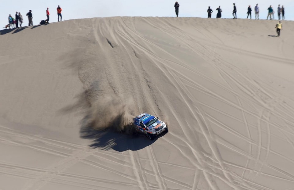 San Rafael ya vive el rally race sudamericano y hoy tendrá una desafiante jornada en las dunas de El Nihuil